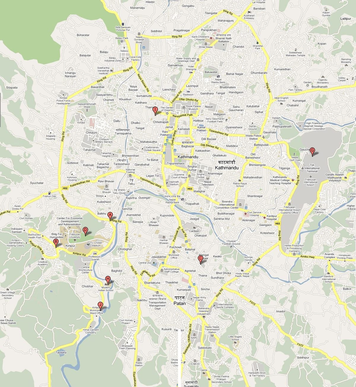 რუკა ktm ნეპალი