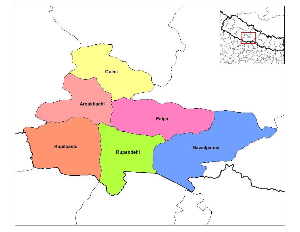 რუკა rupandehi ნეპალი