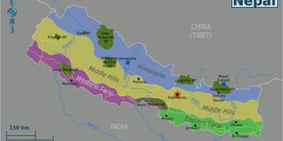 რუკა ორიგინალური ნეპალი