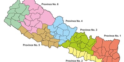 რუკა ნეპალის ფედერაციულ